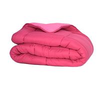 Trapunta caldissima piumone anallergico singolo - bicolor L929 FUCSIA