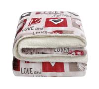 Trapunta coperta plaid due strati vellutata morbida sherpa pile matrimoniale