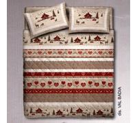 Trapunta Piumone Invernale 300gr Cotone Made Italy Disegno Kilt