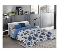 TRAPUNTA COPRILETTO INVERNALE COTONE 300 GR CALCIO ROSSO NERO SINGOLO