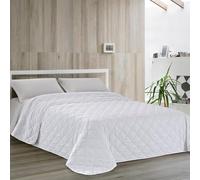 Trapunta Estiva Una Piazza e Mezza 220x260 Microfibra Made in Italy | Copriletto Una Piazza e Mezzo Bicolore Mezza Stagione, OEKO-TEX Anallergica Antiacaro, Lavabile a 30°