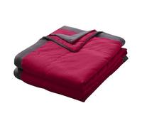 Trapunta Estivo, Plaid Morbida Leggere Divano Super Morbida Una Piazza E Mezza Leggera Consolatore 4 Stagioni Condizionamento d'Aria Trapuntato Morbido Coperta(Red,170x200cm)