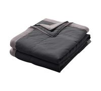 Trapunta Estivo, Plaid Morbida Leggere Divano Super Morbida Una Piazza E Mezza Leggera Consolatore 4 Stagioni Condizionamento d'Aria Trapuntato Morbido Coperta(Black,100x140cm)