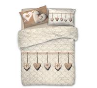 Trapunta Invernale 100% Cotone Cuori Appesi