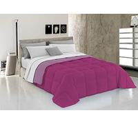 (TG. Matrimoniale) Italian Bed Linen Trapunta Invernale Elegant, Microfibra, Fuc