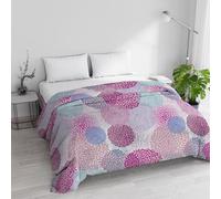 Trapunta Invernale Imbottita Letto Matrimoniale 250x245cm DoubleFace BASIC fantasia SOFFIONI, Made in Italy - Piumino Reversibile in morbida Microfibra 200gr/mq - Piumone Lavabile in Lavatrice