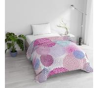 Trapunta Invernale Imbottita Letto Piazza e Mezza 200x245cm DoubleFace BASIC fantasia SOFFIONI, Made in Italy - Piumino Reversibile in morbida Microfibra 200gr/mq - Piumone Lavabile in Lavatrice