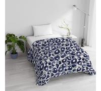 Trapunta Invernale Imbottita Letto Piazza e Mezza 200x245cm DoubleFace BASIC fantasia WILD, Made in Italy - Piumino Reversibile in morbida Microfibra 200gr/mq - Piumone Lavabile in Lavatrice