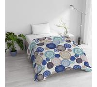 Trapunta Invernale Imbottita Letto Singolo 160x245cm DoubleFace BASIC fantasia MURRINE, Made in Italy - Piumino Reversibile in morbida Microfibra 200gr/mq - Piumone Lavabile in Lavatrice