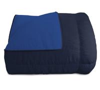 Trapunta Invernale Matrimoniale Doubleface 300gr Blu Scuro/Blu Royal