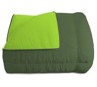 Trapunta Invernale Matrimoniale Doubleface 300gr Verde Mela/Verde Scuro