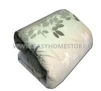 Trapunta invernale matrimoniale Happidea cotone piumone calda Jasmine fiori sfum