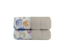 Trapunta Invernale Matrimoniale Stampata in Microfibra 200gr Double Face Spirals