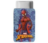 Trapunta invernale per bambini Spiderman Marvel 160x250 cm piumone letto singolo coperta trapuntata morbida e calda in 100% Microfibra Poliestere 350 gsm