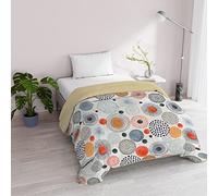 Italian bed Linen Trapunta Invernale BASIC STAMPATA, Singolo, Acquerello
