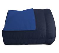 Trapunta Invernale Singola Doubleface 300gr Blu Scuro/Blu Royal