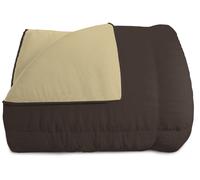 Trapunta Invernale Singola Doubleface 300gr Marrone/Panna