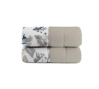 Trapunta Invernale Singola Stampata in Microfibra 200gr Double Face Urban Blu