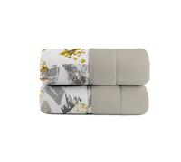 Trapunta Invernale Singola Stampata in Microfibra 200gr Double Face Urban Giallo