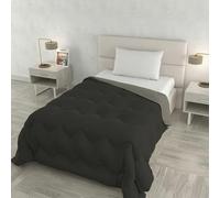 Trapunta invernale ZOE Made in Italy bicolore doubleface, piumone imbottito 250 gr - Trapunta letto Piazza e Mezza 220x250 cm - Lavabile in Lavatrice - CIOCCOLATO/SABBIA