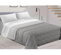 Trapunta Inverno Bicolor 300gr Calda Piumone Microfibra Double Face Tinta Unita