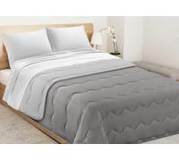 Trapunta Inverno Tinta Unita Bicolore Double Face 300gr Piumone Morbida Microfib