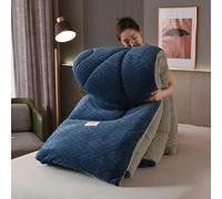 Trapunta King Size Sherpa Full Size - Caldo Nucleo del Piumino in Lana d'Agnello Addensata - Coperta Invernale Bi-Faccia Soffice in Pile di Agnello Coperta, H, 150 * 200cm/3.5kg