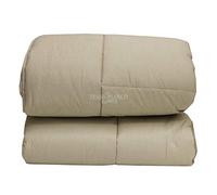 Trapunta Matrimoniale Gabel Chromo Puro Cotone 260x260 cm Double Face Lino