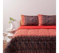 Trapunta matrimoniale piumone invernale Bassetti Granfoulard Como rosso