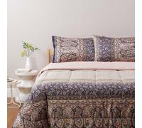 Bassetti Trapunta Matrimoniale Granfoulard Imperia in Raso di Cotone-Beige
