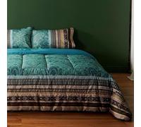 Trapunta matrimoniale piumone invernale Bassetti Granfoulard Maser verde