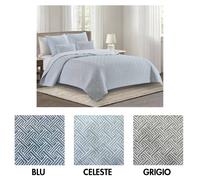 Trapunta matrimoniale primaverile estiva tessuto jacquard elegante mod. MIA