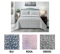 Trapunta matrimoniale primaverile estiva tessuto jacquard elegante mod. MIA
