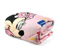 Trapunta Minnie piumone invernale singolo double-face 100% cotone 170x270 cm