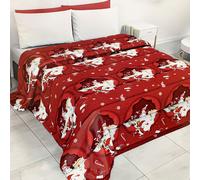 Trapunta natalizia piumone invernale Babbo Natale Varie Misure 6509