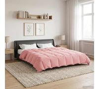 Trapunta per tutto l'anno, 200 x 220 cm, in microfibra, con imbottitura traspirante, morbida e resistente, ideale come coperta estiva e coperta invernale per un sonno riposante in camera da letto
