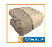 TRAPUNTA PIUMONE BIANCALUNA INVERNALE 1 PIAZZA/SINGOLO DOUBLE FACE TINTA UNITA