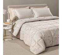 Trapunta Piumone Caleffi "Apollo" Invernale Letto Matrimoniale In Raso Jacquard
