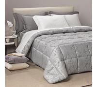Trapunta Piumone Caleffi "Apollo" Invernale Letto Matrimoniale In Raso Jacquard