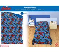 Trapunta Piumone Invernale Marvel Avengers Letto Singolo 1 Posto Stampa Digitale