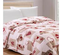 Trapunta Piumone Invernale Matrimoniale Singolo Piazza Mezza Calda Microfibra