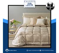 Trapunta piumone invernale piuma d’oca Caleffi raso jacquard tinto in filo