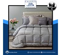 Trapunta piumone invernale piuma d’oca Caleffi raso jacquard tinto in filo