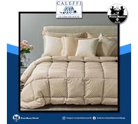 Trapunta piumone invernale piuma d’oca Caleffi raso jacquard tinto in filo