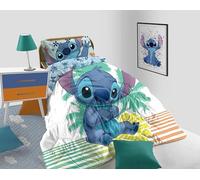 Trapunta Piumone Invernale Singola Stitch, In Morbida Microfibra, 1 Piazza, Misura cm.170x260,Stampa Piazzata Personaggi Disney e Marvel