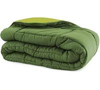 TRAPUNTA PIUMONE LETTO SINGOLO DOUBLE FACE AL PREZZO DI UNA (VERDE-VERDE SCURO)