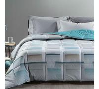 Trapunta Sydney in Puro Cotone Caleffi Matrimoniale/Grigio