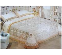 Trapunta Trapuntino Renato Balestra Elisabetta Velancienne Beige Macrame' Pizzo
