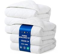 Trapunta tutte le stagioni piumone caldo coperta biancheria da letto | SET: 135x200 cm X 2 piumino singolo coperta microfibra caldo leggero