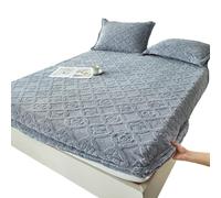 Trapuntato Coprimaterasso Matrimoniale/Singolo/Una Piazza e Mezza Copri Proteggi Materasso Morbida Confortevole Traspirante Lenzuola con Angoli Letto Protezione per Materasso(Color 1,2PCS 48x74cm(pill
